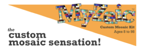 MyZaic custom mosaic kit, ages 8 to 98. MyZaic, the custom mosaic sensation!