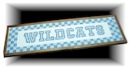MyZaic Sign Sample - Wildcats Checkerboard