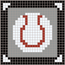 MyZaic custom mosaic, Baseball design