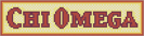MyZaic Chi Omega Sign